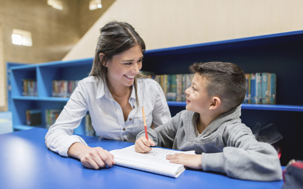 teacher and student