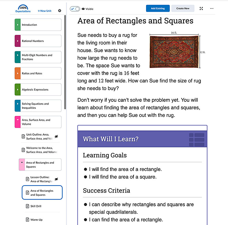 D2L Adventure US Math Grade 6