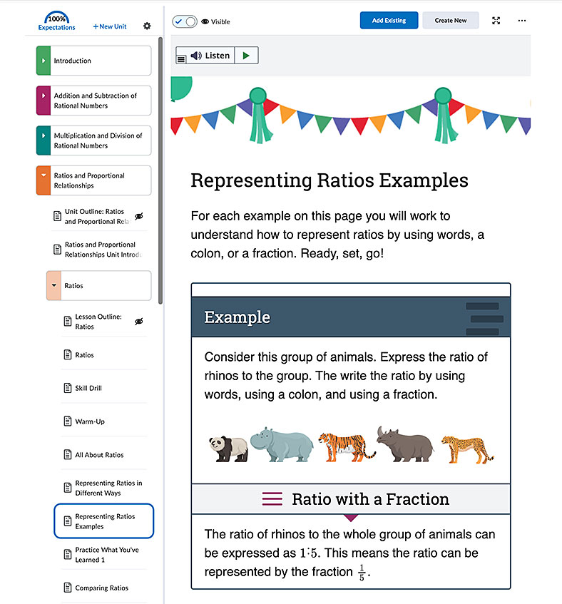 D2L Adventure US Math Grade 7