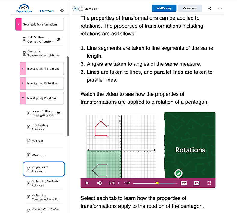D2L Adventure US Math Grade 8
