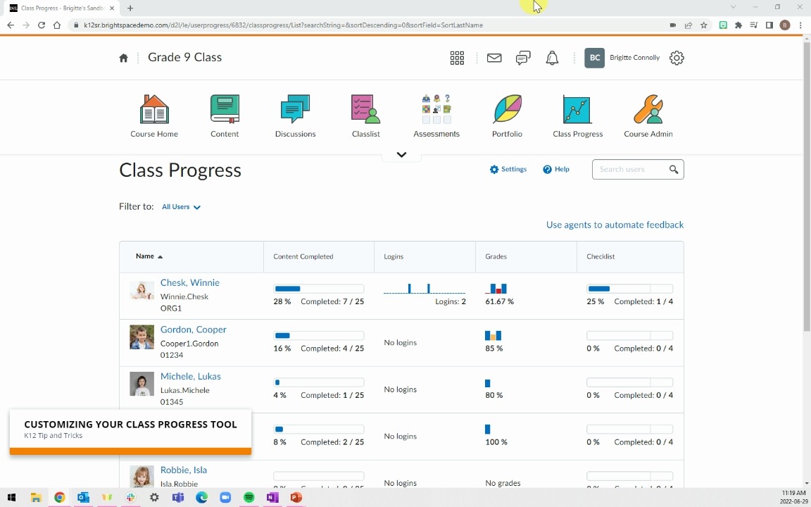 Customizing Your Class Progress Tool thumbnail