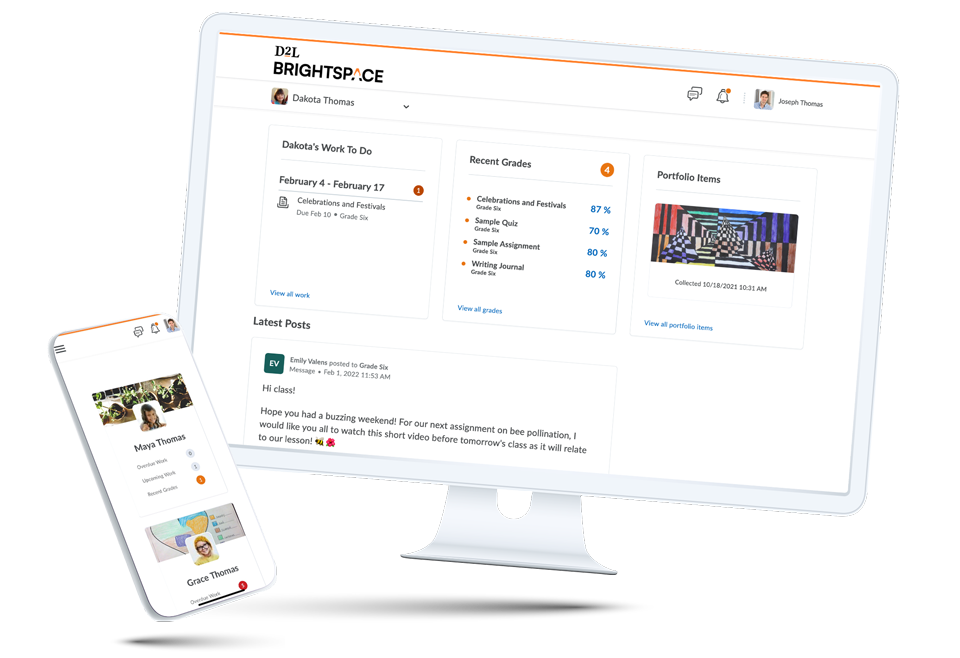 Brightspace Parent and Gaurdian App